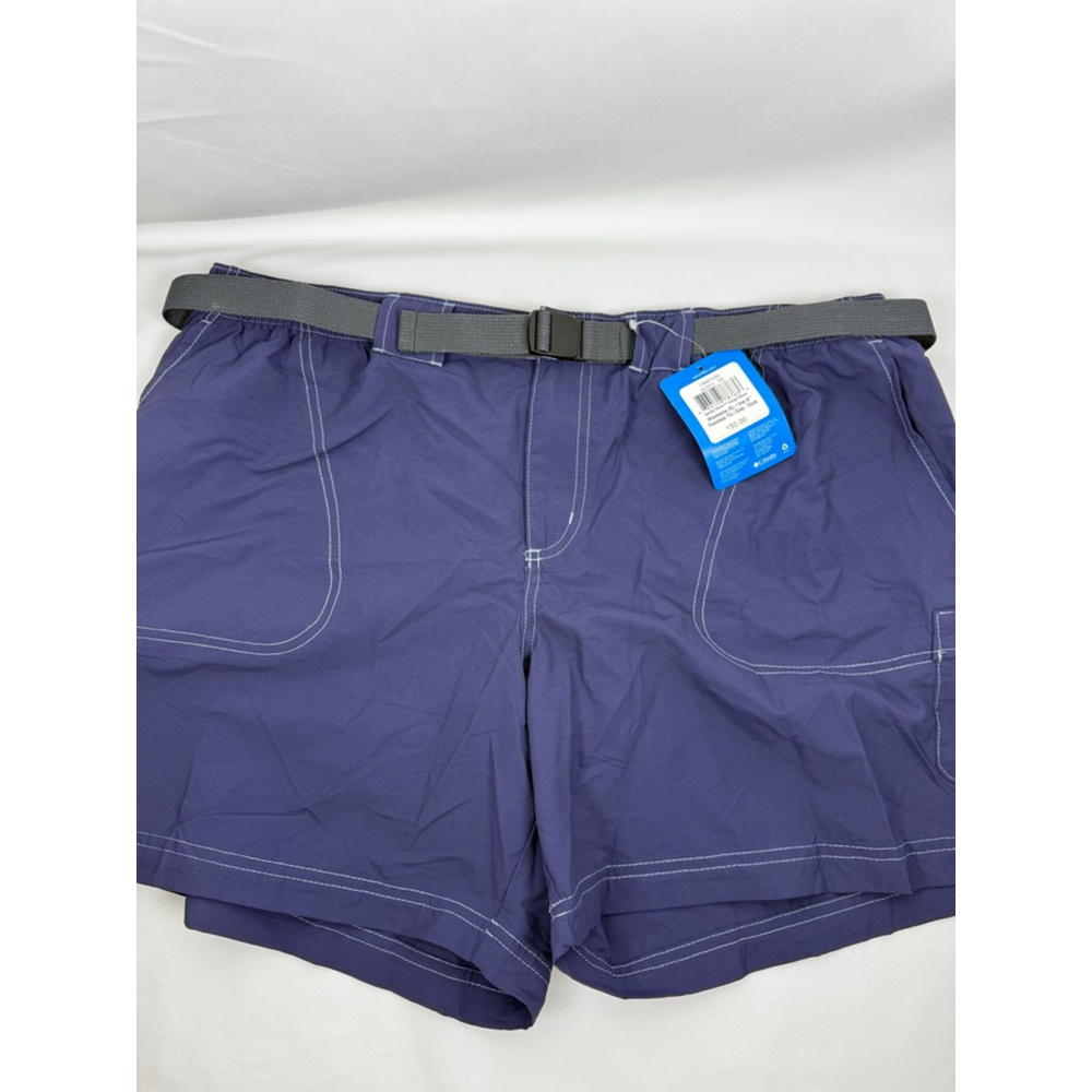 Women's Columbia Cargo Shorts Navy Blue / Grey Size XL